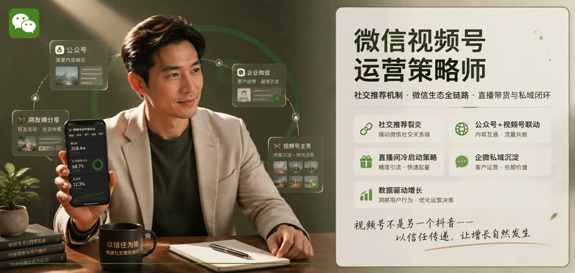 微信视频号运营策略师